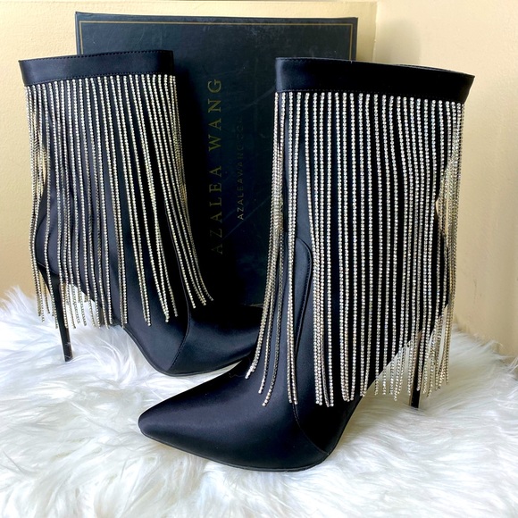 Azalea Wang Hanging Down Low Stiletto Heel Bootie - Picture 3 of 14